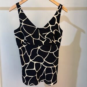 Elegant Black and White Camisole